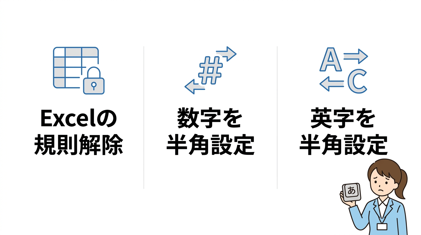 【ケース別】パソコンで全角になる時の直し方3選