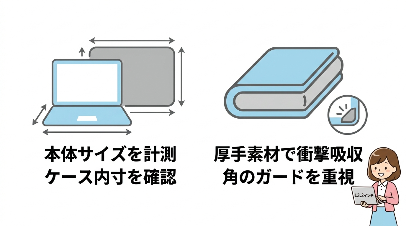 失敗しない13.3インチ用ケースの選び方