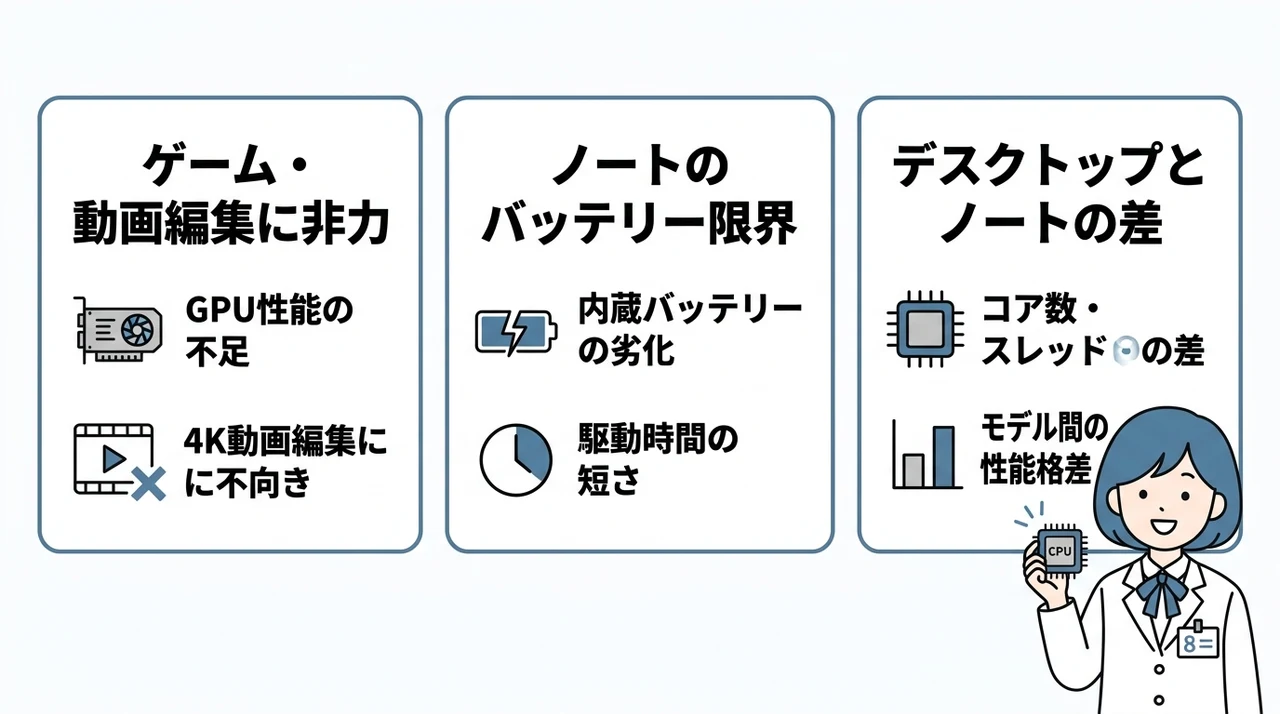第8世代パソコンのデメリット
