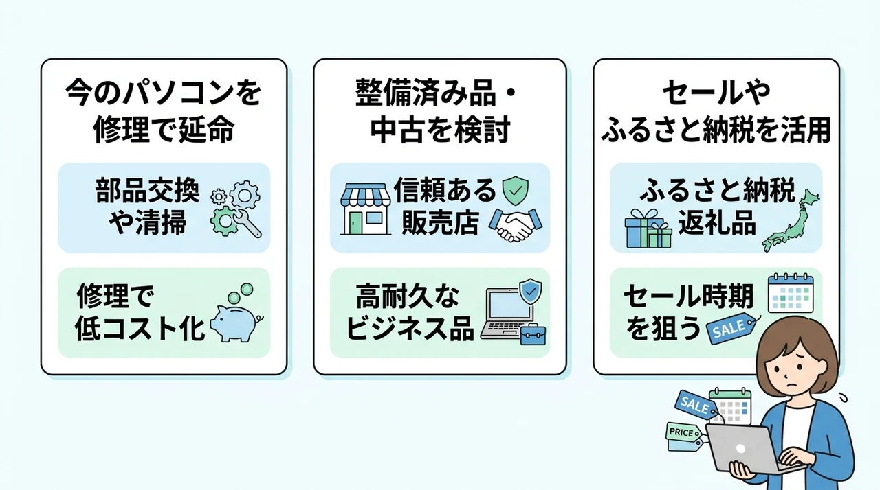 パソコン値上げ前に取るべき対策3選