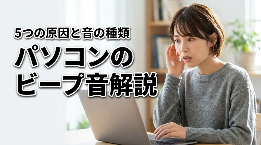 今すぐチェック！パソコンからビープ音が！どんな音？原因を5つ解説