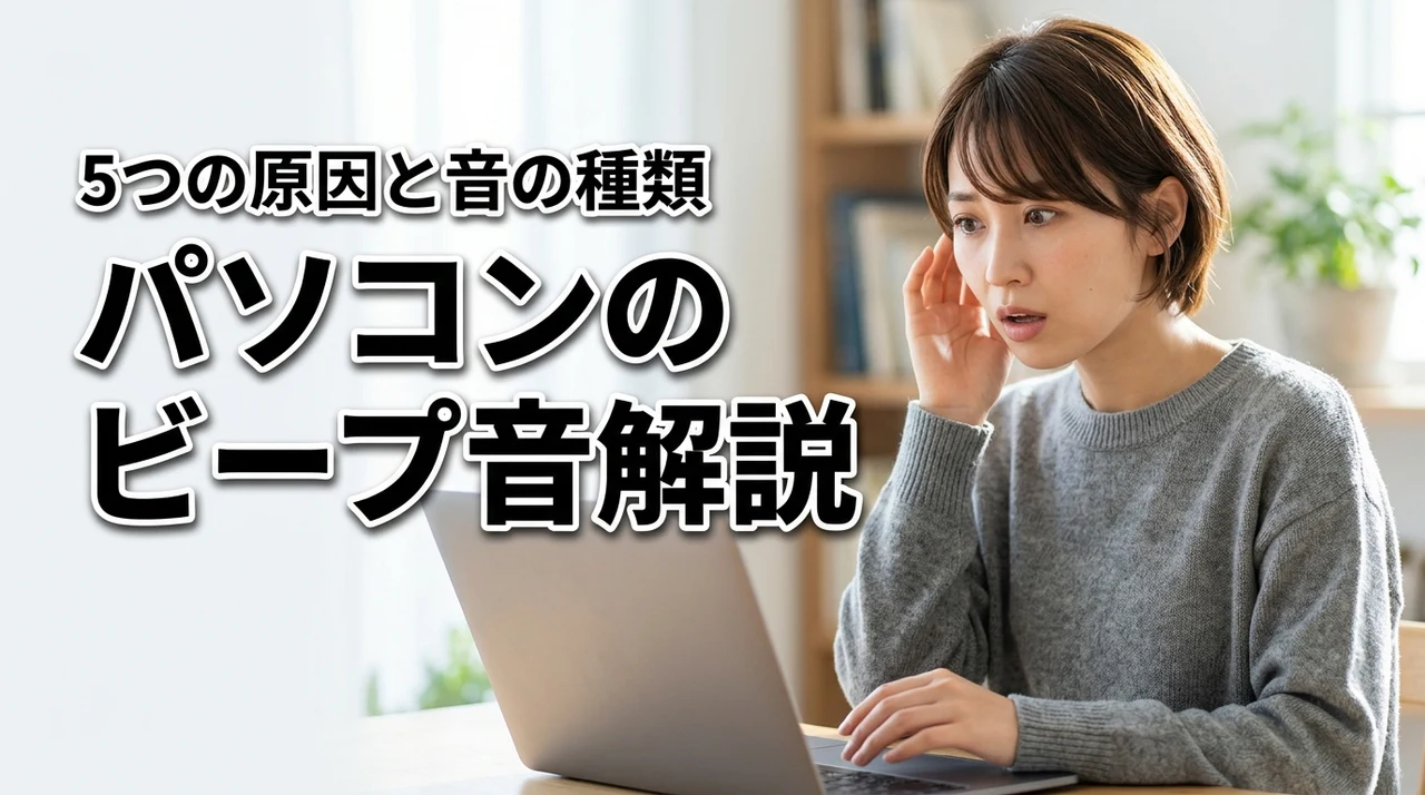 今すぐチェック!パソコンからビープ音が!どんな音?原因を5つ解説