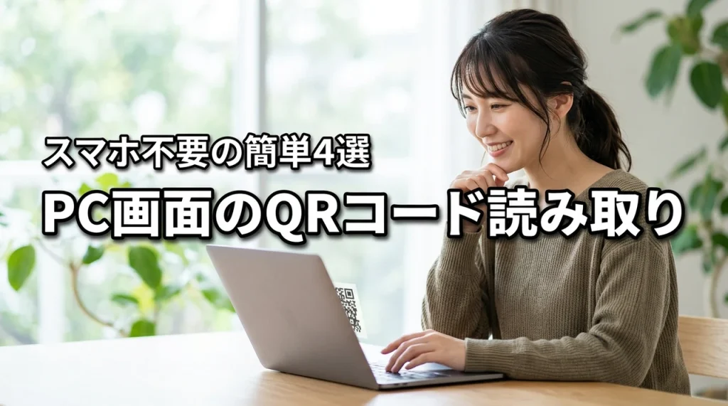 スマホ不要！パソコンで画面上のqrコードの簡単読み取り方法4選！