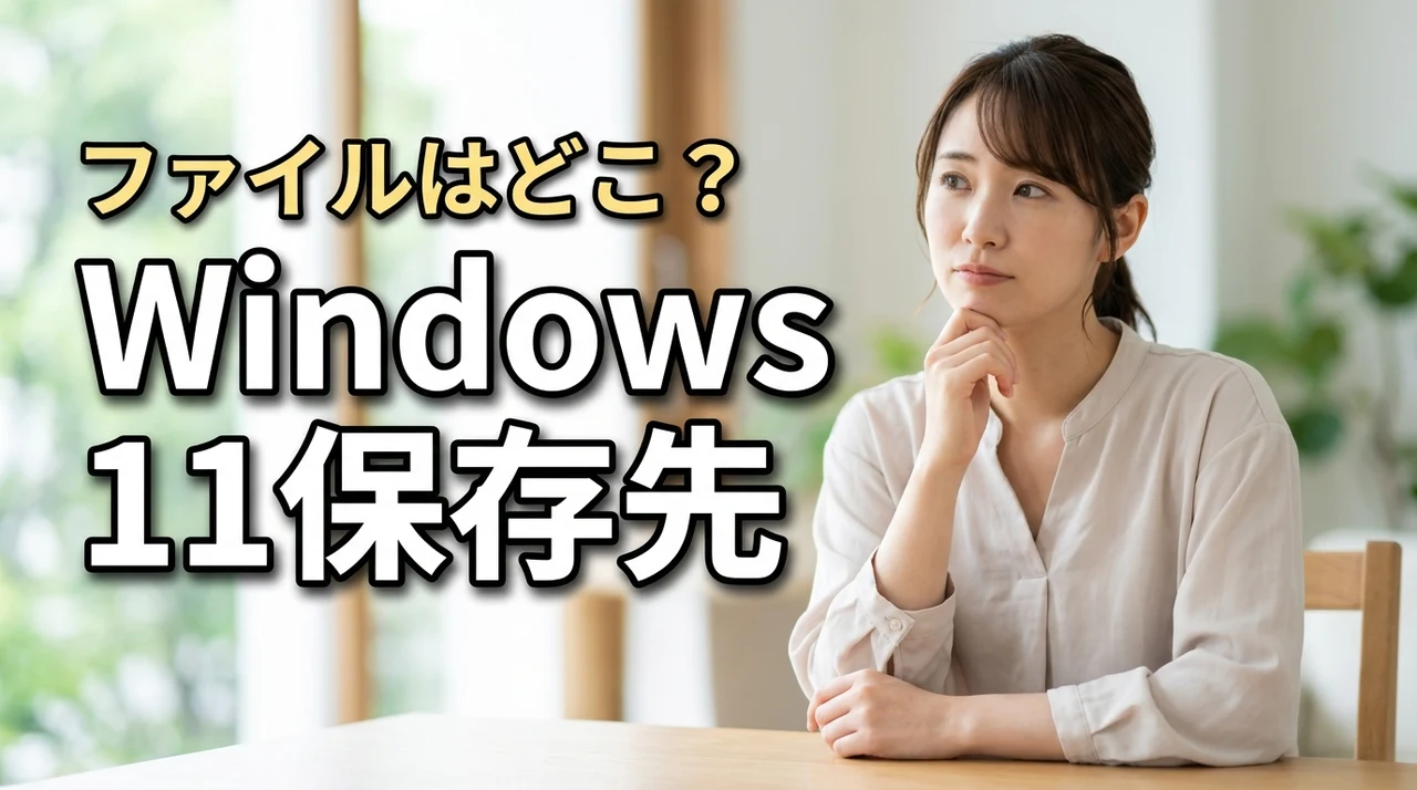 ダウンロードしたファイルはどこ Windows 11で保存先を確認する方法