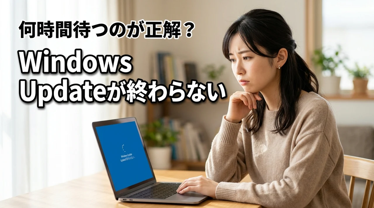 Windows Updateが終わらないときは何時間待つべきか