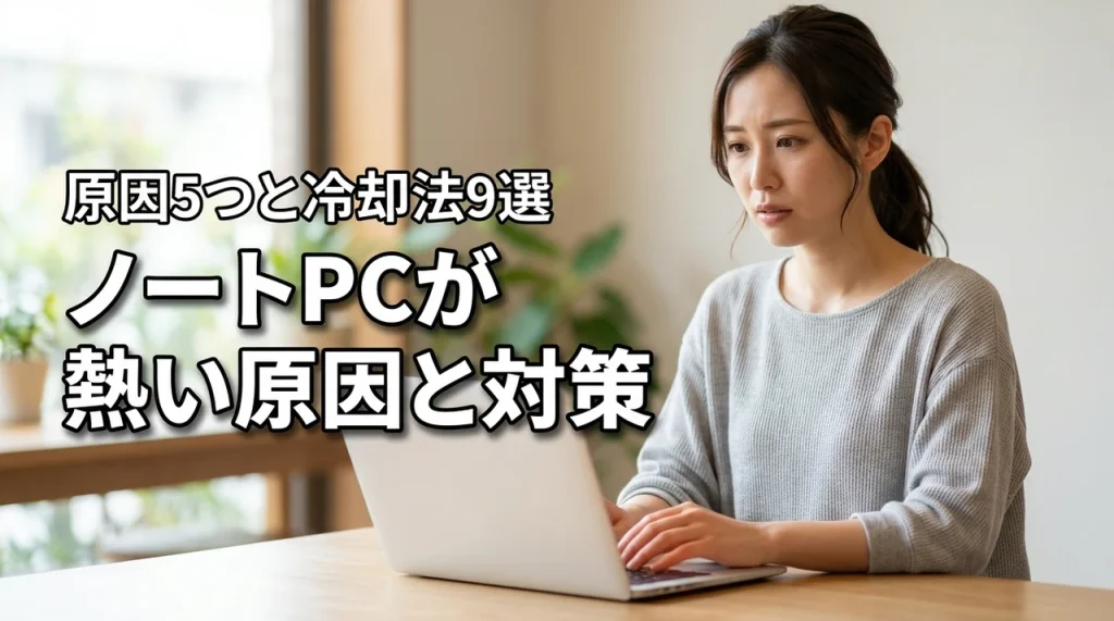 ノートパソコンが熱い原因5つと今すぐできる9の冷却対策