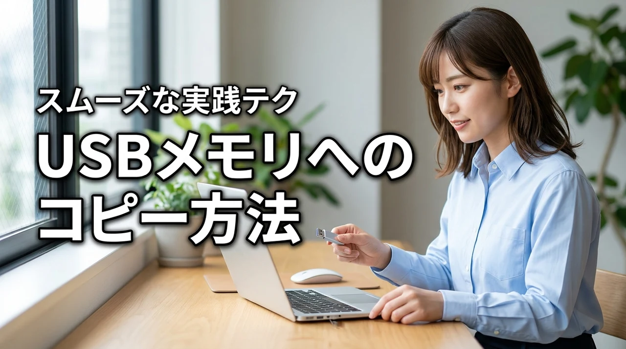 USBメモリへのファイルコピー方法はこれで完璧!スムーズに移す実践テクニック