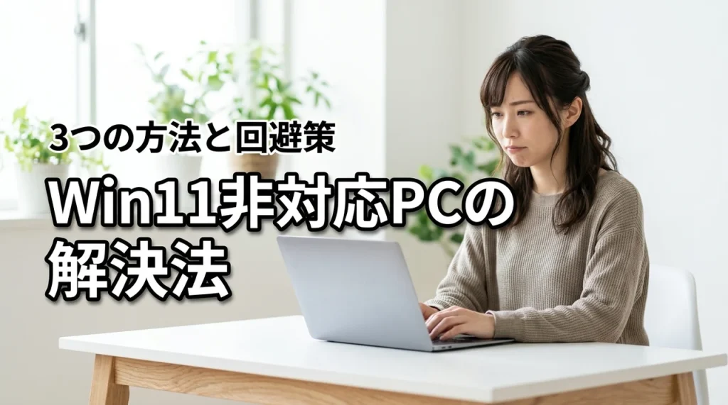 このPCではWindows 11を実行できません」エラーを解決する3つの方法と回避策