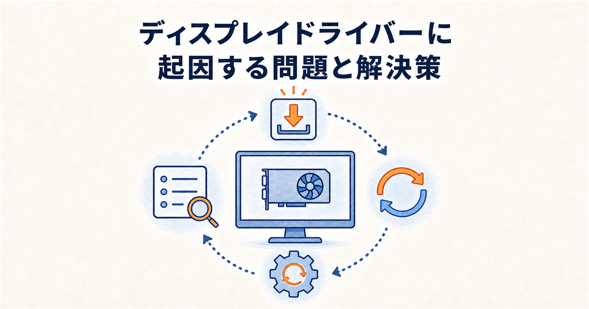 ディスプレイドライバーに起因する問題と解決策