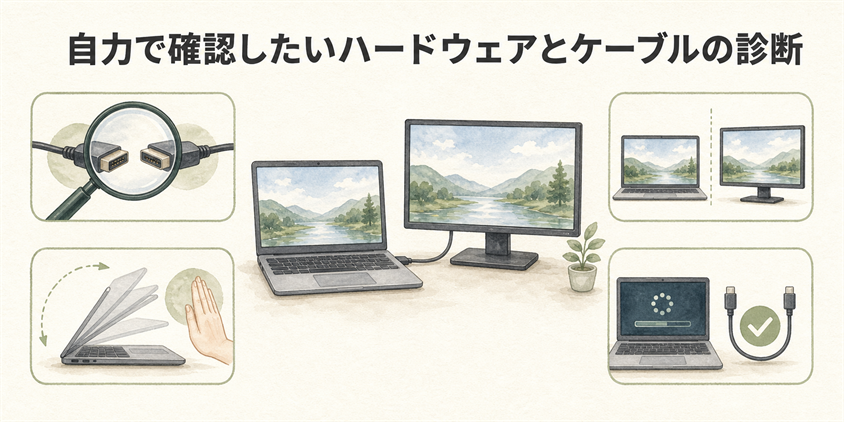 自力で確認したいハードウェアとケーブルの診断