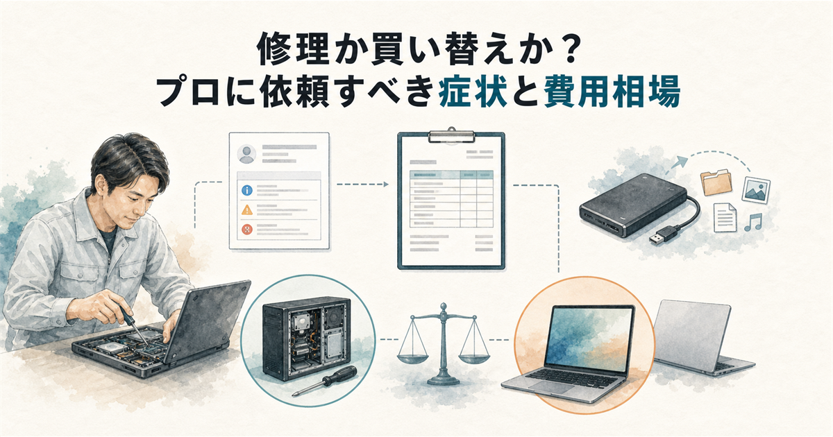修理か買い替えか?プロに依頼すべき症状と費用相場