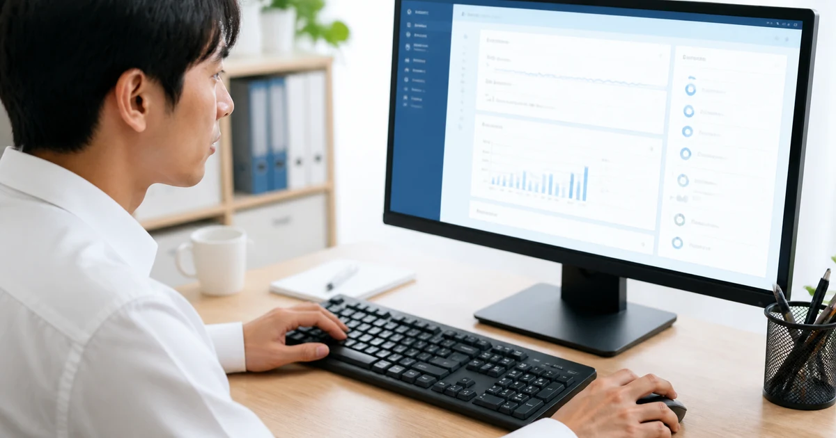 Windowsでキーボードショートカットの設定を確認する様子